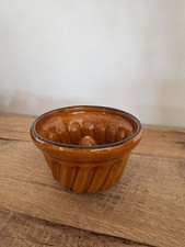 Vintage ceramic brown - brown, glaze