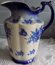 Vintage Large Ceramic Blue &