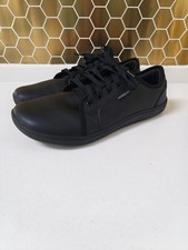 Black Hobibear Wide Toe Barefoot Synthetic Leather Rubber Shoes
