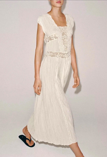 Zara collection pleated - zara, zw