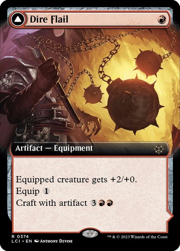 Dire flail the - (extended, art)