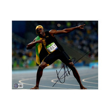 Usain Bolt Signed 10x8 Image