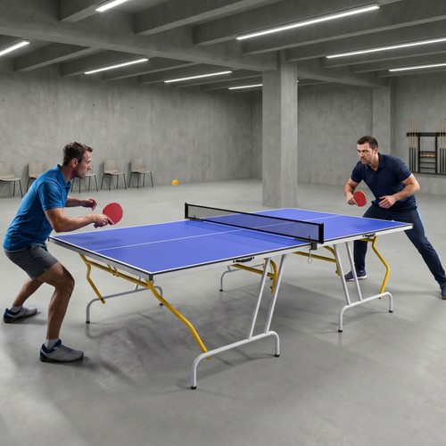 9ft table tennis with - table,,