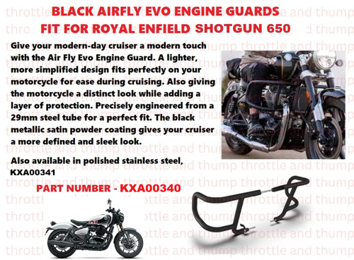 Black airfly evo engine - engine, guard