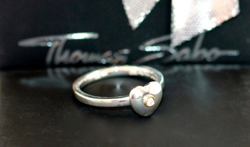 Thomas sabo ring heart silver - thomas,