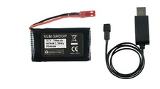 Battery & Charger Set 750mAh