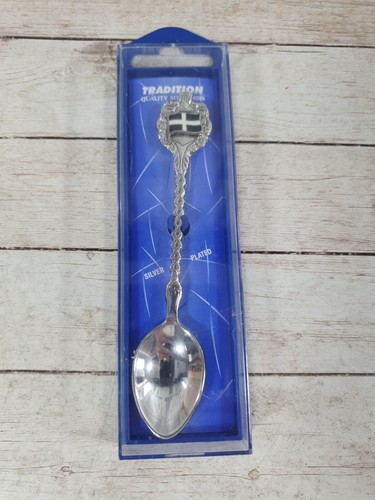 Silver plated teaspoon - teaspoon, cornish
