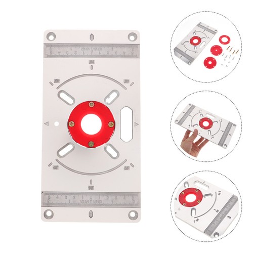 Router table insert plate - plate, with