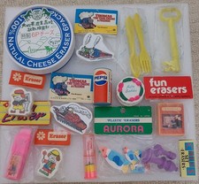 🎀 RARE VINTAGE ERASERS 