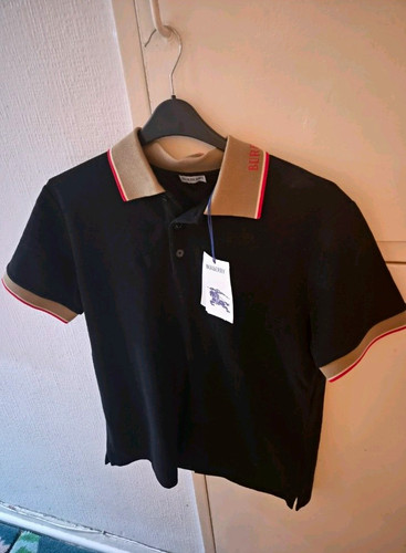 Burberry men black polo - burberry, men’s