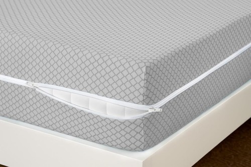 Zipped mattress protector anti - mattress,