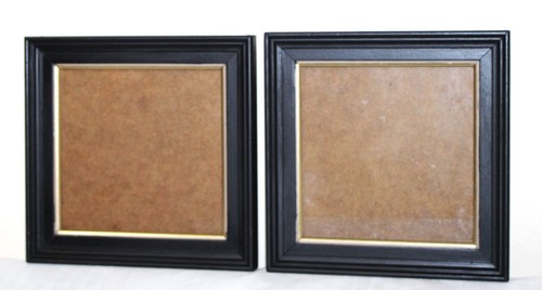 Pair c20th ebonised - a,