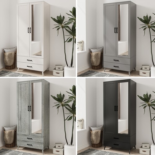 Devon mirror wardrobe door 2 - devon,