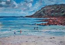 Swanpool Beach Day - original