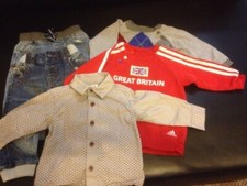 5 pcs Baby Boy Clothes Outfit NEXT H&M ADIDAS Mamas & Papas - 6-9 months