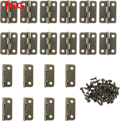 Small hinges 20pcs 18x25mm - hinges,