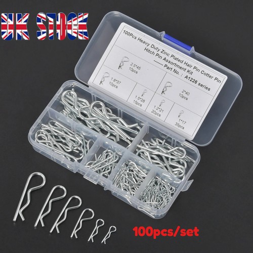 100pcs cotter pins assortment - pins,