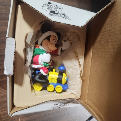 Santa mickey mouse train - santa,