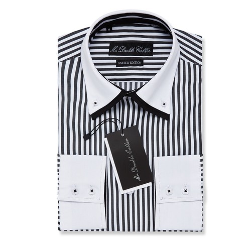 Mens double collar shirt - double,