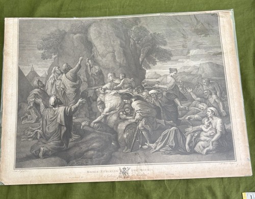 Huge 1788 antique engraving - huge,