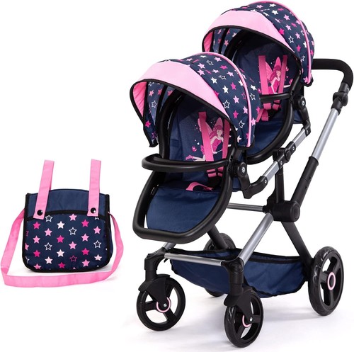 Twin dolls pram - dolls,