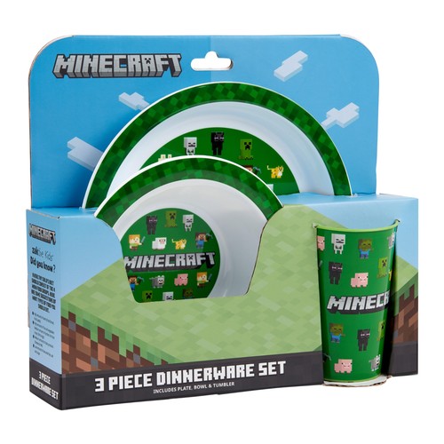 Minecraft piece dinner set - minecraft,