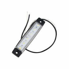 1x 6 LED White Side Marker