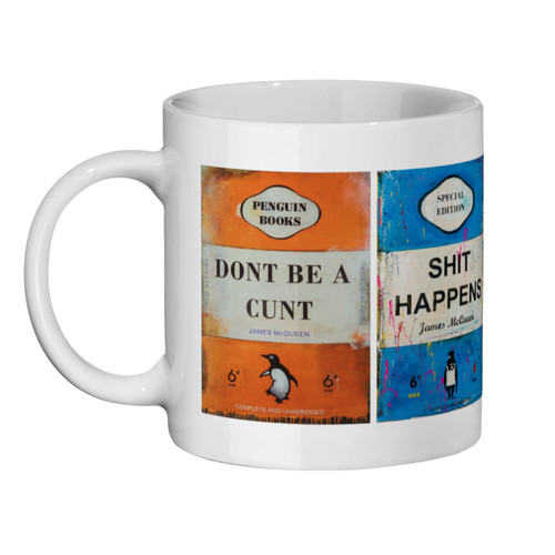 Penguin book cover - cover, mug