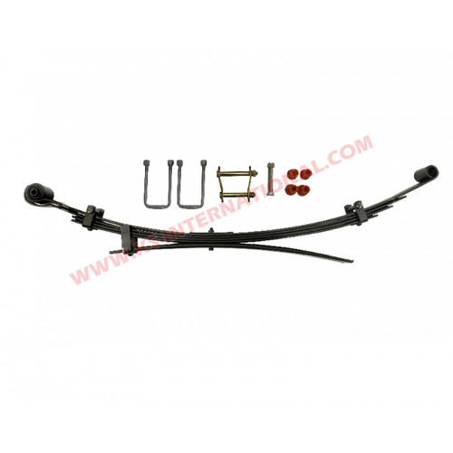 Rear leaf spring with - rear, fitting
