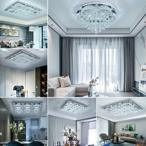 Led ceiling crystal lights - led,