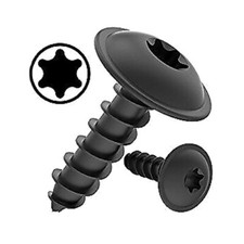 Torx Black Self-Tapping Screws Flange Pan Head Panel/Body Screws TORX