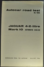 1965 Jaguar 4.2 Mark 10 Sedan