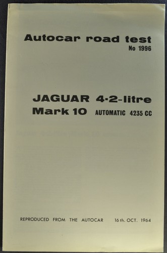 1965 jaguar mark 10 sedan - mark,