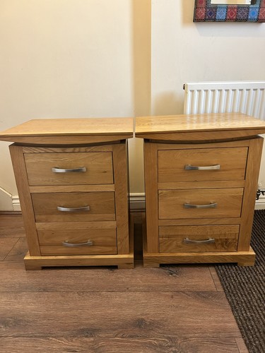 Oak furniture land bedside - oak,