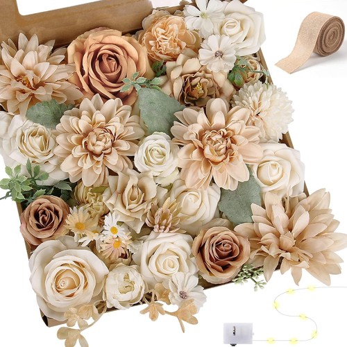 Artificial flowers rose silk - artificial,