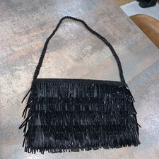 Next Black Beaded Fringed