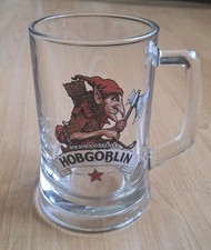 Hobgoblin Heavy Glass Beer Tankard Wychwood Brewery Pint Glass