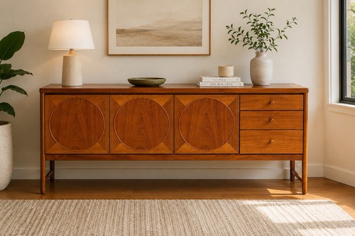 Mid century teak nathan - teak,