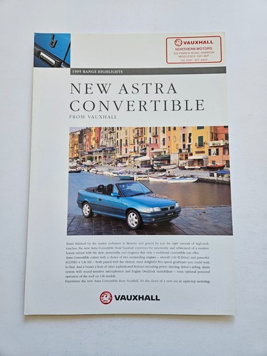Vauxhall astra bertone - vauxhall,