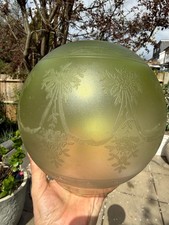 antique round lime green