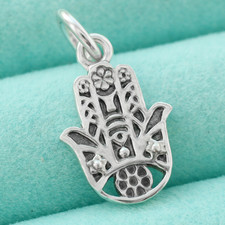 Real 925 Sterling Silver Hamsa