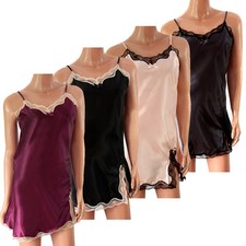 Secret Possessions Satin Chemise Nightdress by Primark Sexy Strappy Nightie Slip