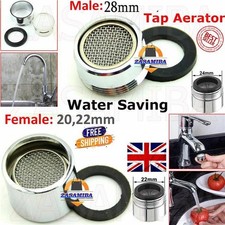 Male Female Tap Aerator Faucet Water Saving Kitchen Nozzle End Diffuser Filter