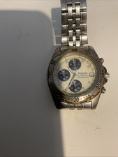 Pulsar By Seiko Chronograph V657 8030 Panda Vintage 1988