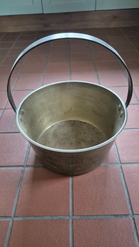 Antique brass heavy jam - jam, pan