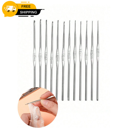 12pcs small metal crochet - 12pcs,