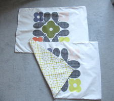 Orla Kiely Floral Buttercup Reversible Pillowcases x 2