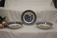 [NB195  Vintage Swinnertons Old Alton Ware Bowls x 3    20cm Dia