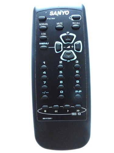Sanyo video combi remote - tv/video,