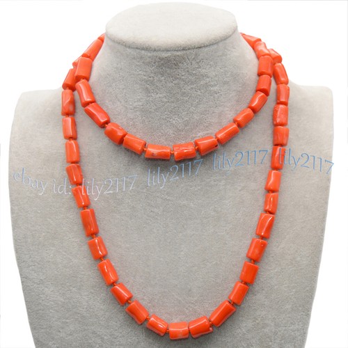 Natural orange red coral - natural,